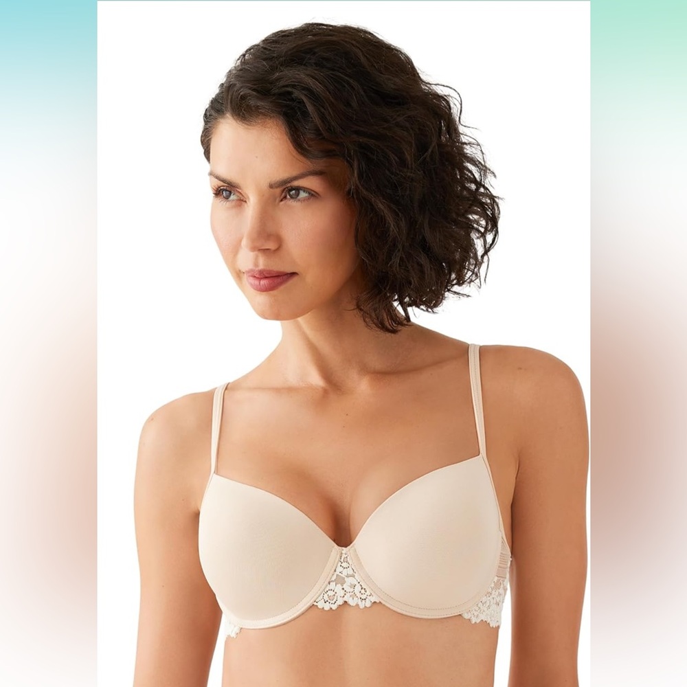 Wacoal Embrace Lace Petite Push Up Underwire Bra - Nude - 32C